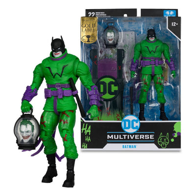 DC Multiverse Action Figure Batman (Batman: Last Knight on Earth) Jokerized (Gold Label) 18 cm - Damaged packaging