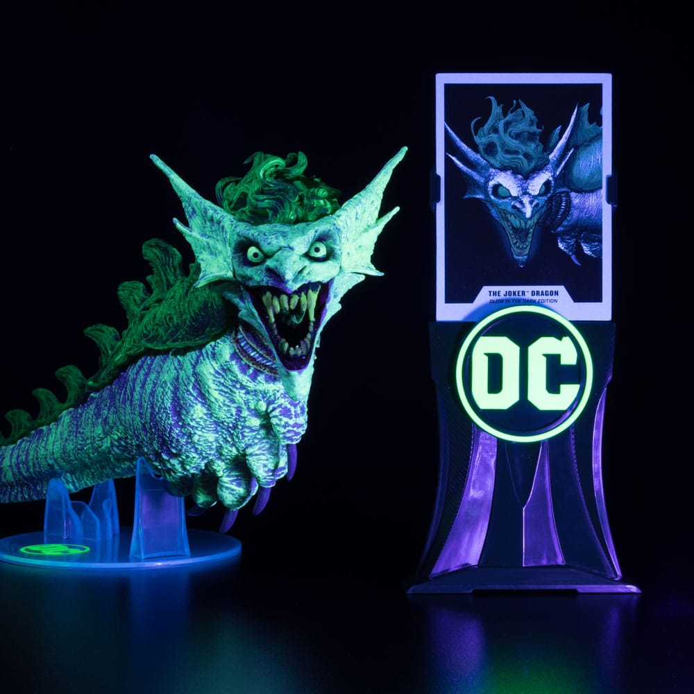 Dark Nights: Metal DC Multiverse Action Figure The Joker Dragon Glow in the Dark Edition (Gold Label) 25 cm