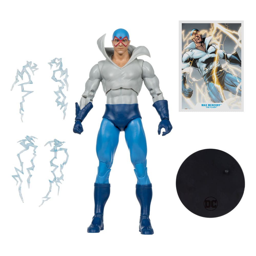 DC Multiverse Action figure Max Mercury (The Flash) Gold Label 18 cm - Damaged packaging