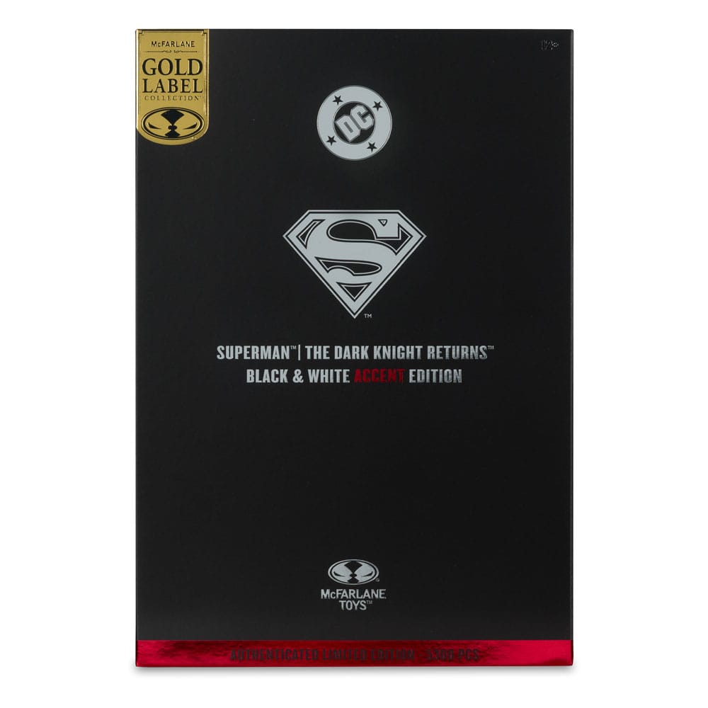DC Multiverse Action Figure Superman (The Dark Knight Returns) (Black & White Accent Edition) (Gold Label) 18 cm