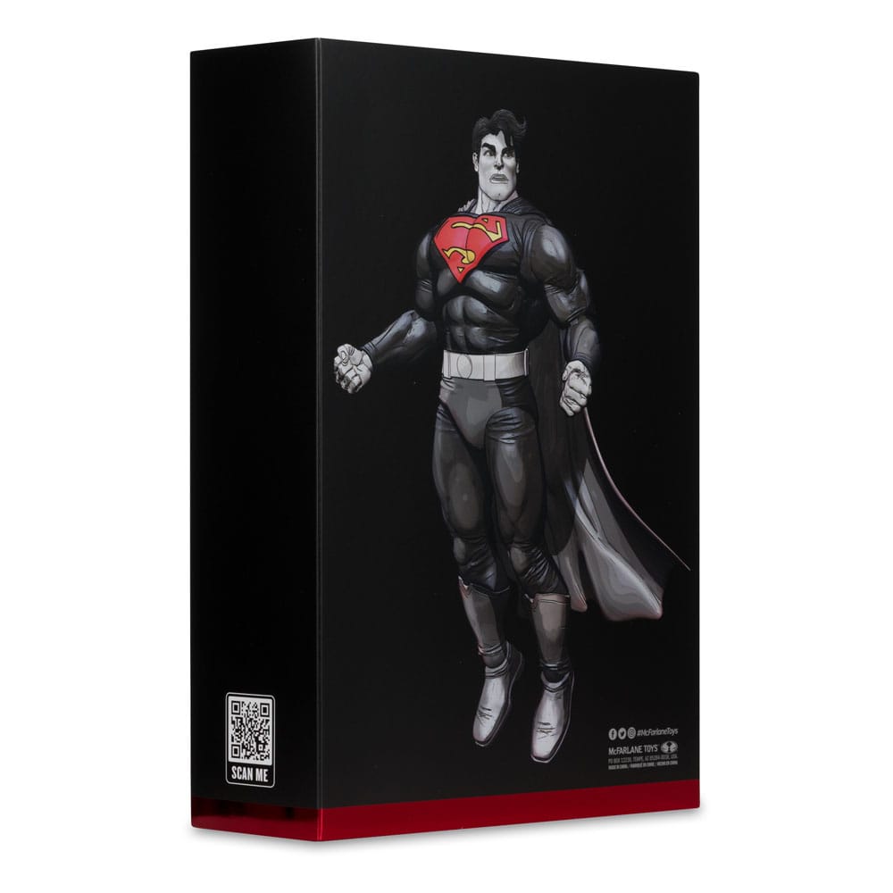 DC Multiverse Action Figure Superman (The Dark Knight Returns) (Black &amp; White Accent Edition) (Gold Label) 18 cm