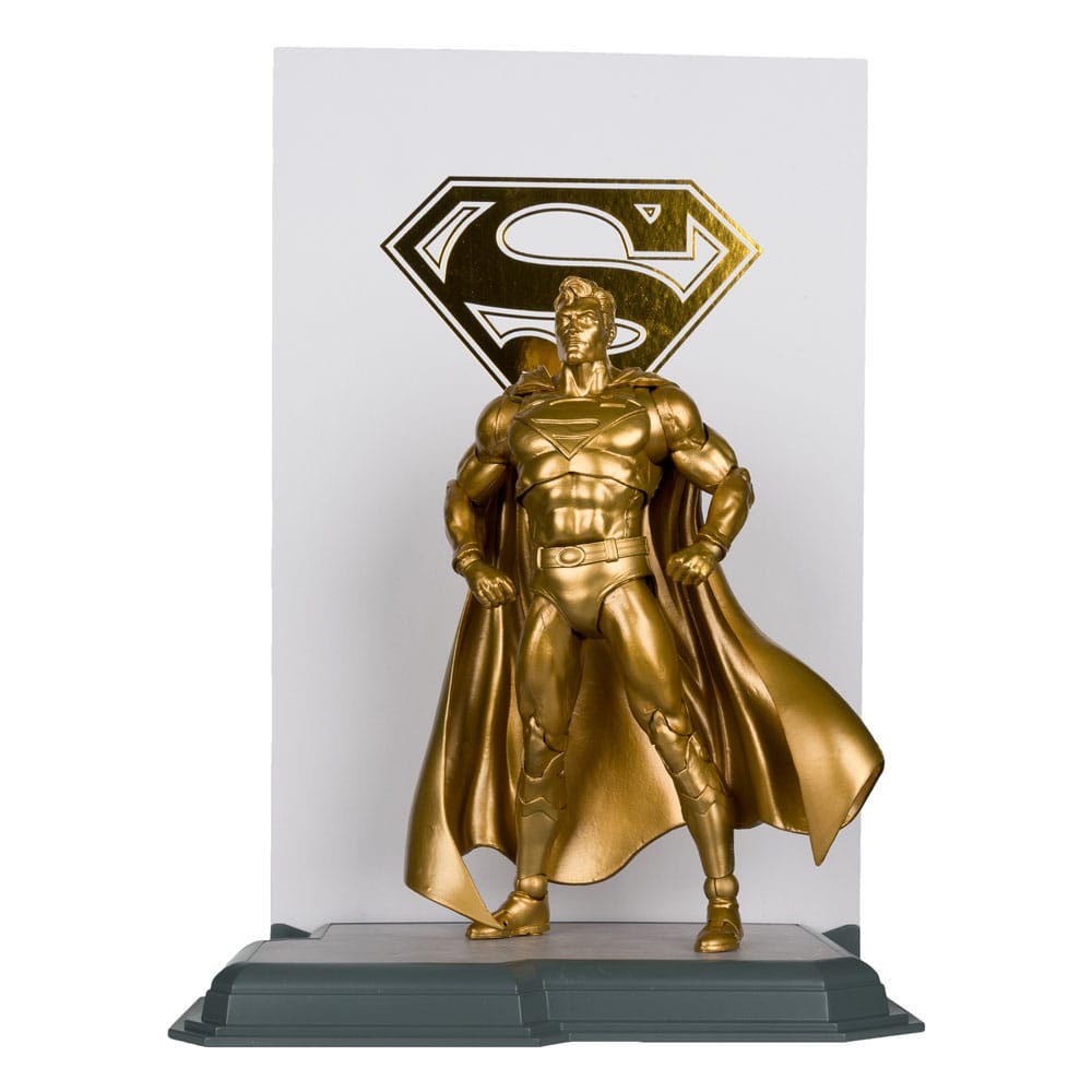 DC Multiverse Action FigureSuperman (Centennial Park Tribute Statue) Gold Label 18 cm