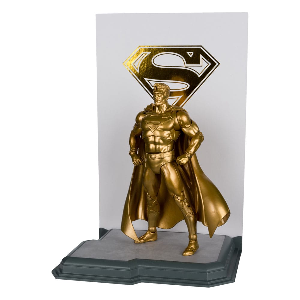 DC Multiverse Action FigureSuperman (Centennial Park Tribute Statue) Gold Label 18 cm