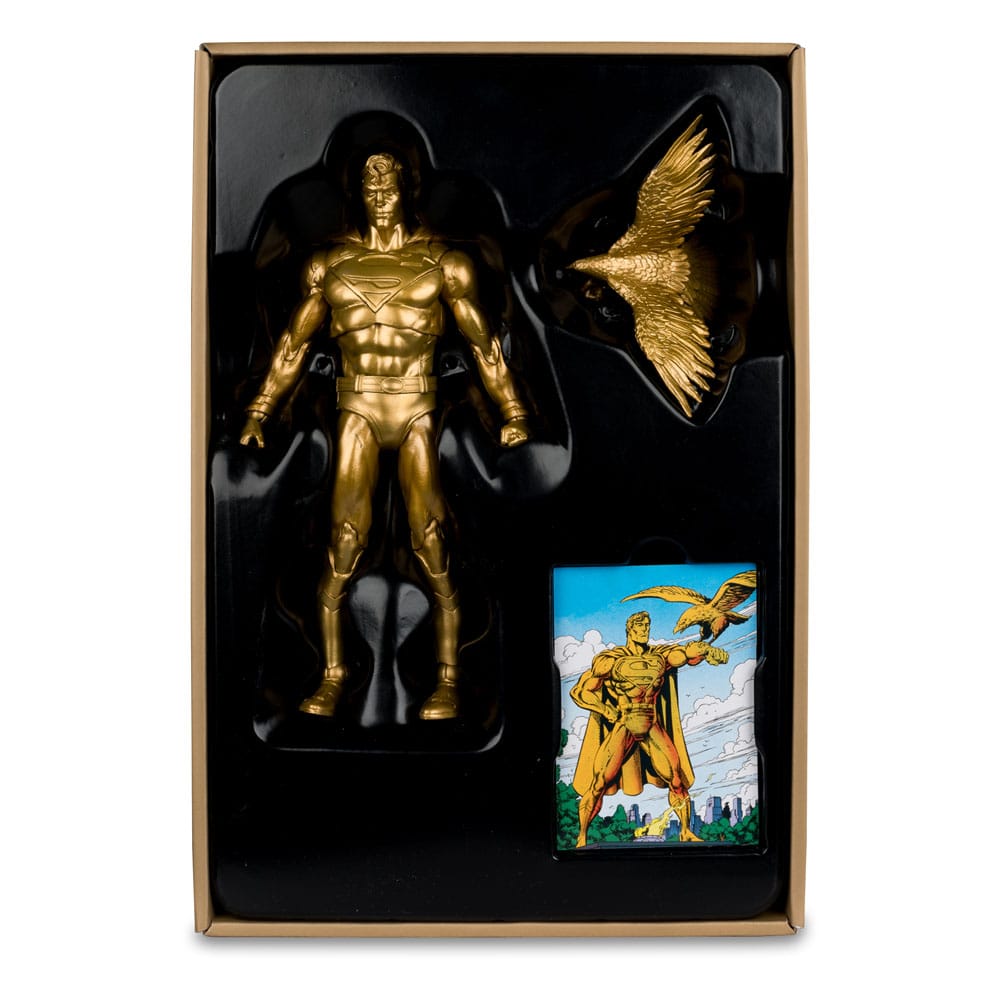 DC Multiverse Action FigureSuperman (Centennial Park Tribute Statue) Gold Label 18 cm