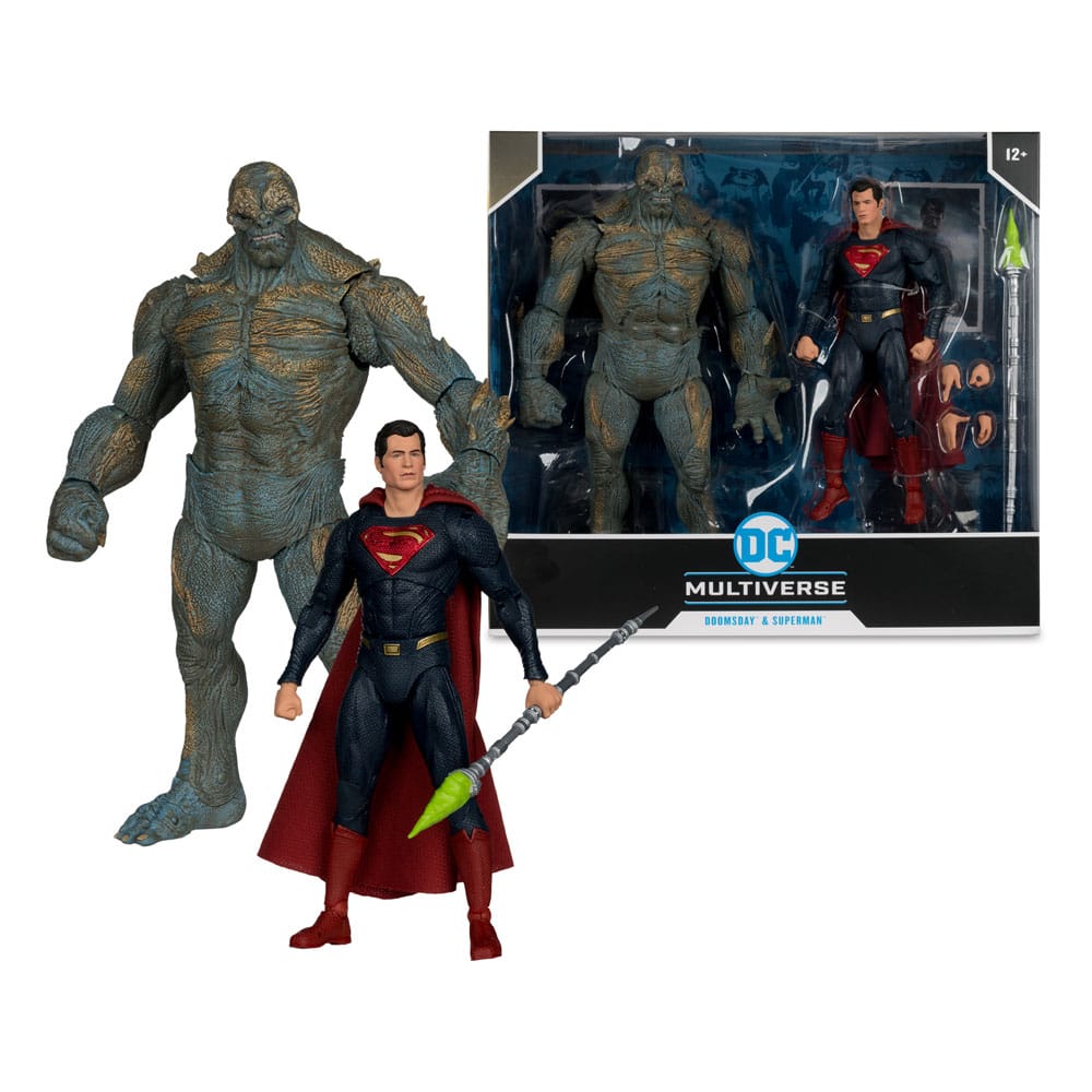 Batman v Superman: Dawn of Justice DC Multiverse Mega Action Figure 2-Pack Doomsday & Superman