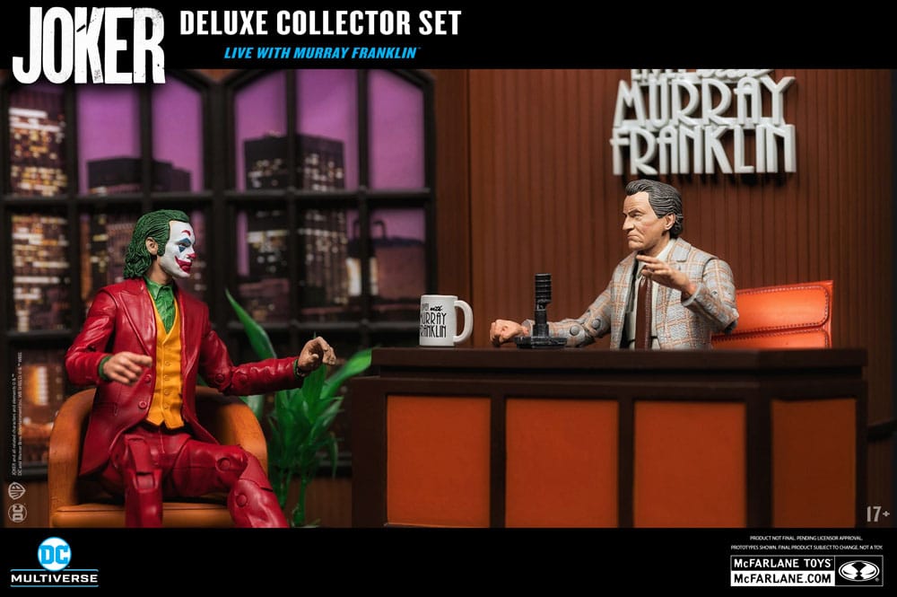 Joker DC Multiverse (Joker Movie) Deluxe Colllector Action Figure The Joker (Live with Murray Franklin) Limited Edition 18 cm