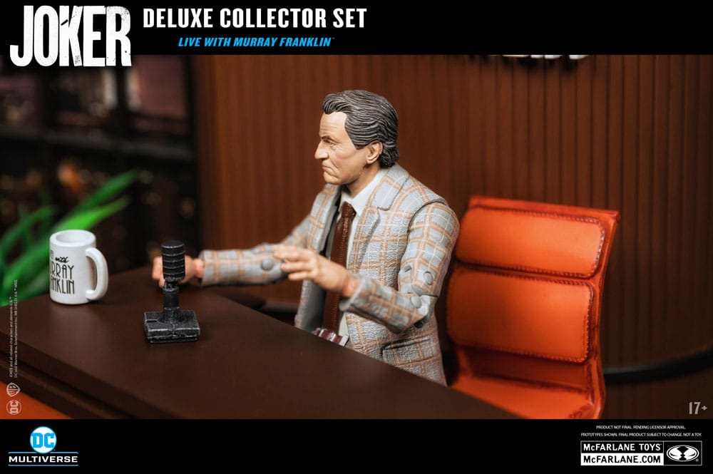 Joker DC Multiverse (Joker Movie) Deluxe Colllector Action Figure The Joker (Live with Murray Franklin) Limited Edition 18 cm