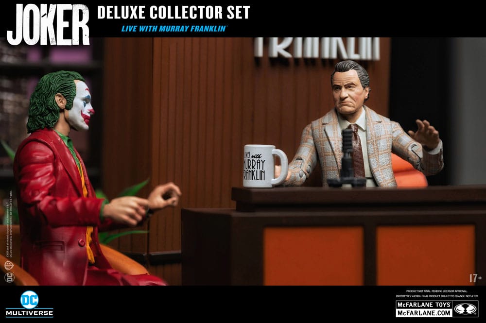 Joker DC Multiverse (Joker Movie) Deluxe Colllector Action Figure The Joker (Live with Murray Franklin) Limited Edition 18 cm