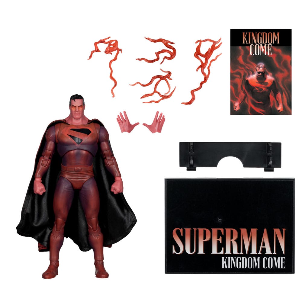 DC Multiverse McFarlane Cover Recreations Action Figure Superman (Kingdom Come) (Gold Label) 18 cm