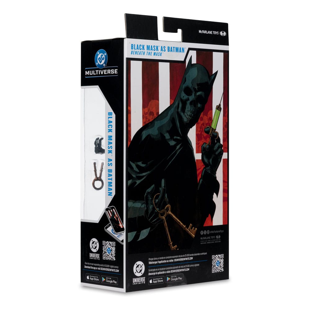 DC Multiverse Action Figure Black Mask as Batman (Beneath the Mask) 18 cm