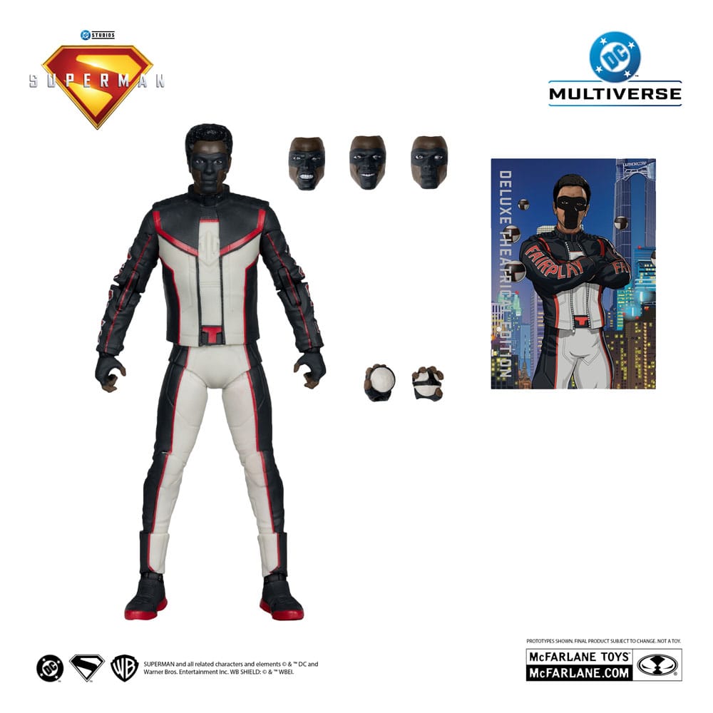 Superman (2025) DC Multiverse Deluxe Theatrical Edition Action Figure Mr. Terrific (Red Platinum Edition) 18 cm