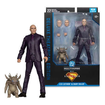 Superman (2025) DC Multiverse Deluxe Action Figure Lex Luthor with Baby Kaiju (Deluxe Theatrical Edition) 18 cm