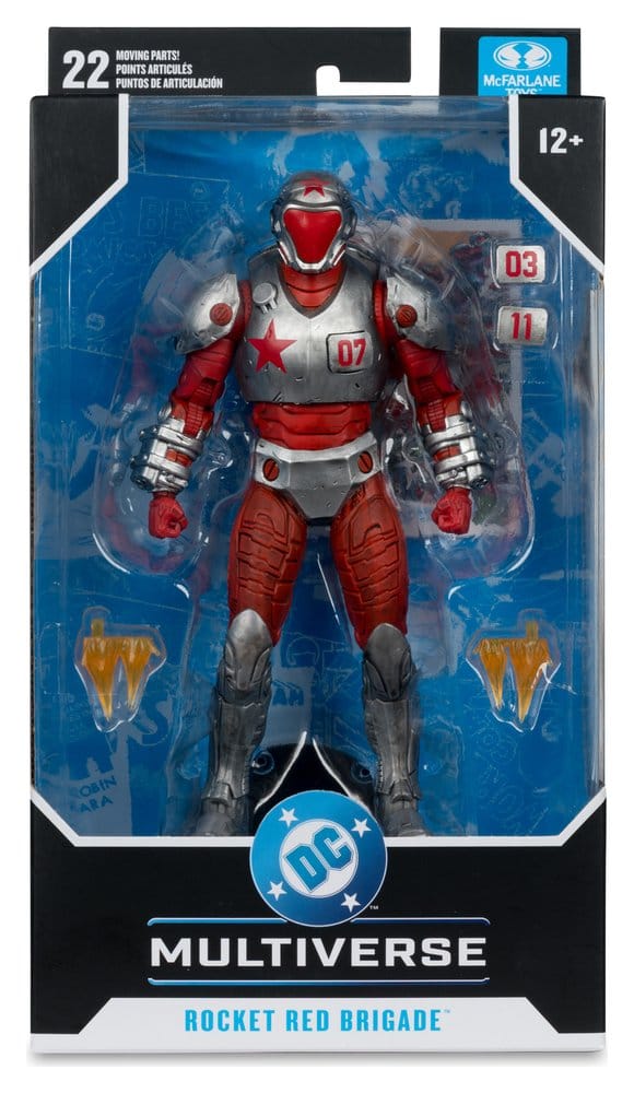 Justice League: Generation Lost DC Multiverse Action Figure Rocket Red Brigade 18 cm