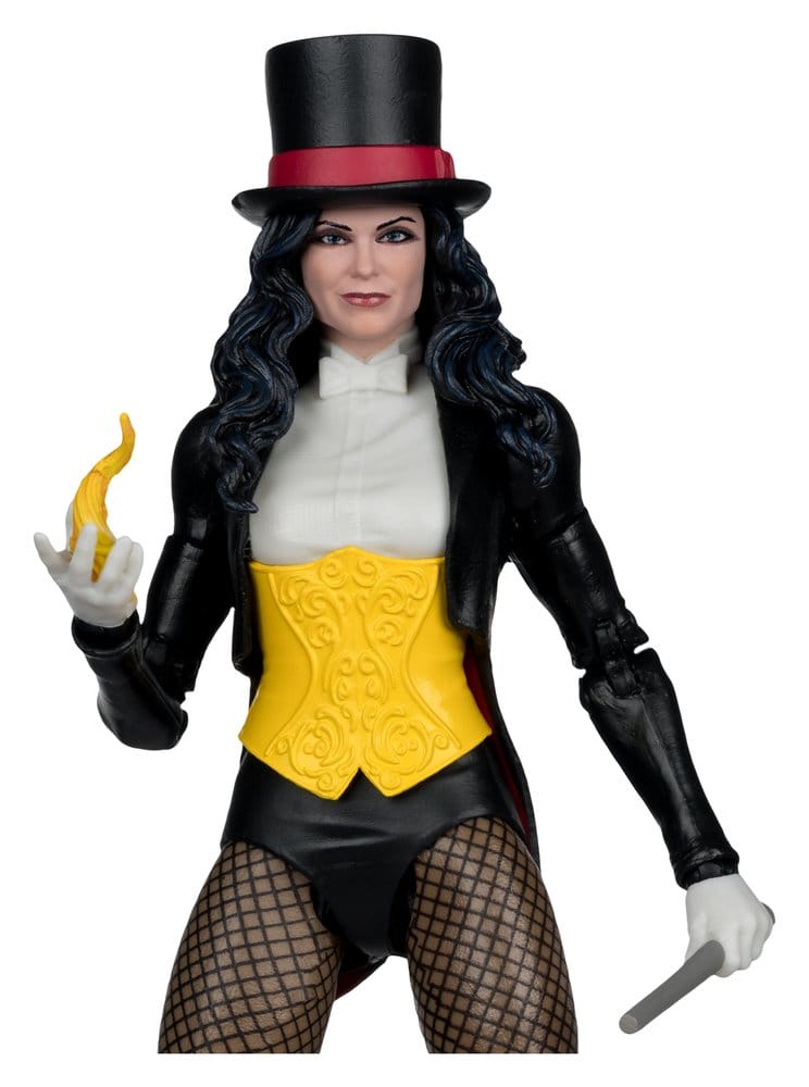 DC Multiverse McFarlane Action Figure Zatanna with Detective Chimp Collector Edition #53 18 cm