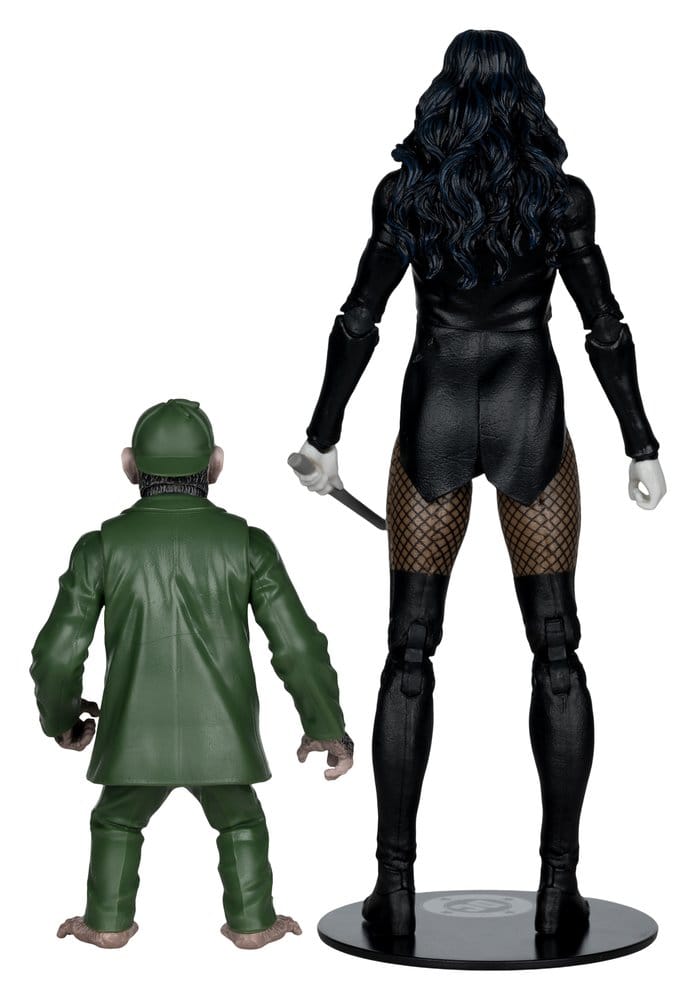 DC Multiverse McFarlane Action Figure Zatanna with Detective Chimp Collector Edition #53 18 cm