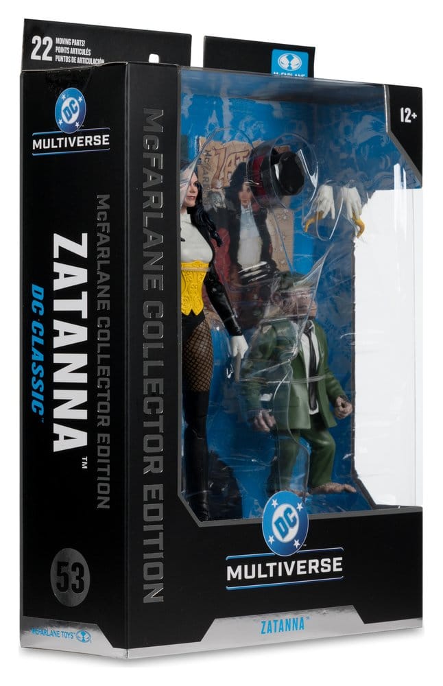 DC Multiverse McFarlane Action Figure Zatanna with Detective Chimp Collector Edition #53 18 cm