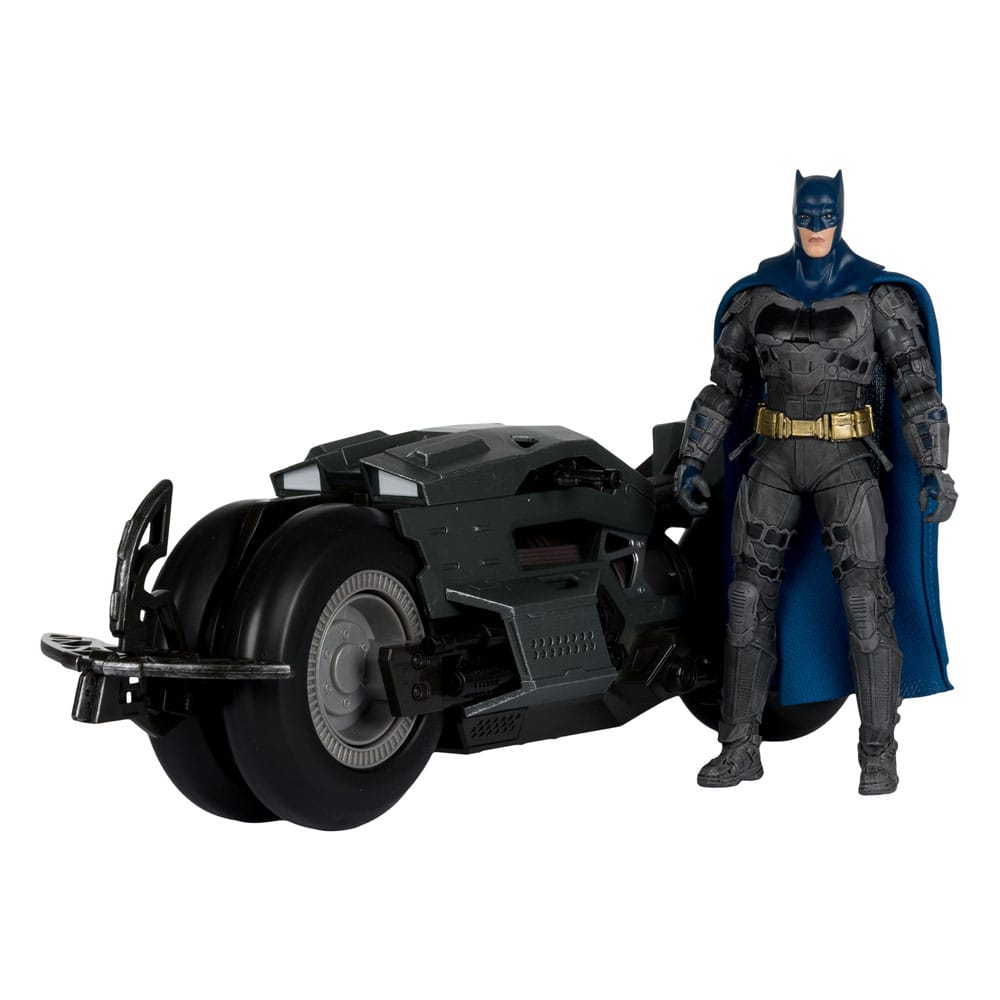 The Flash DC Multiverse Vehicle Batcycle with Batman   - Damaged packaging