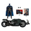 The Flash DC Multiverse Vehicle Batcycle with Batman   - Damaged packaging
