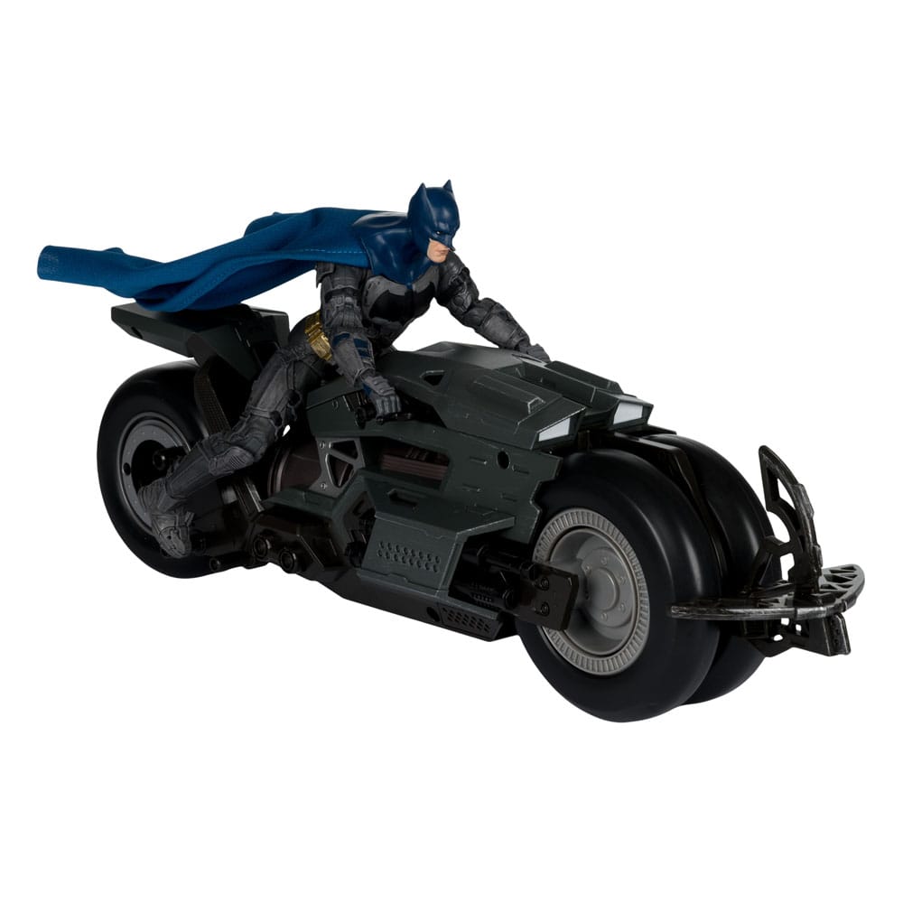 The Flash DC Multiverse Vehicle Batcycle with Batman   - Damaged packaging