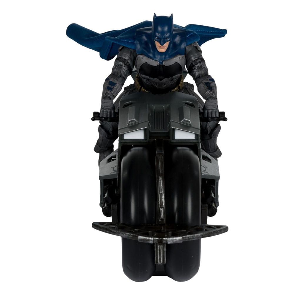 The Flash DC Multiverse Vehicle Batcycle with Batman