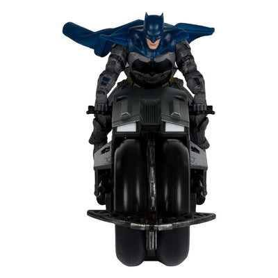 The Flash DC Multiverse Vehicle Batcycle with Batman