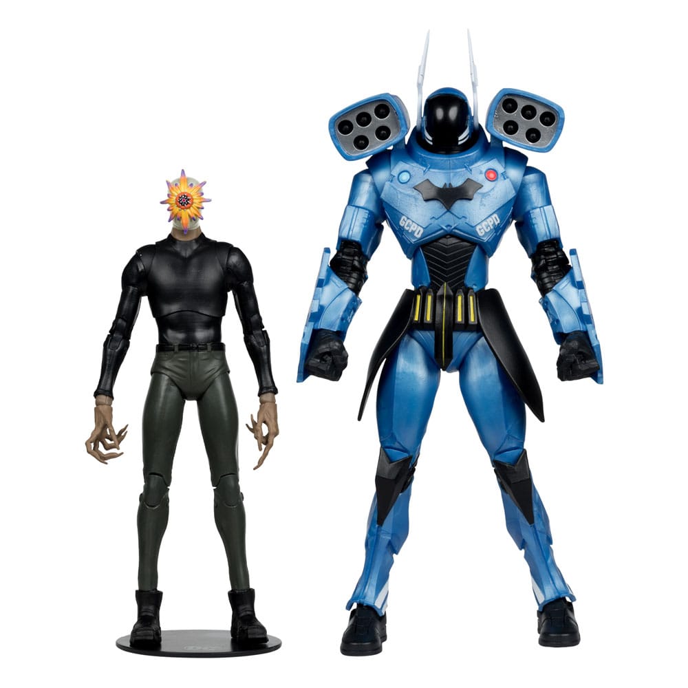 DC Multiverse Action Figure 2-Pack Rookie & Mr. Bloom (Batman: Endgame) (Gold Label) (SDCC) 18 cm - Damaged packaging