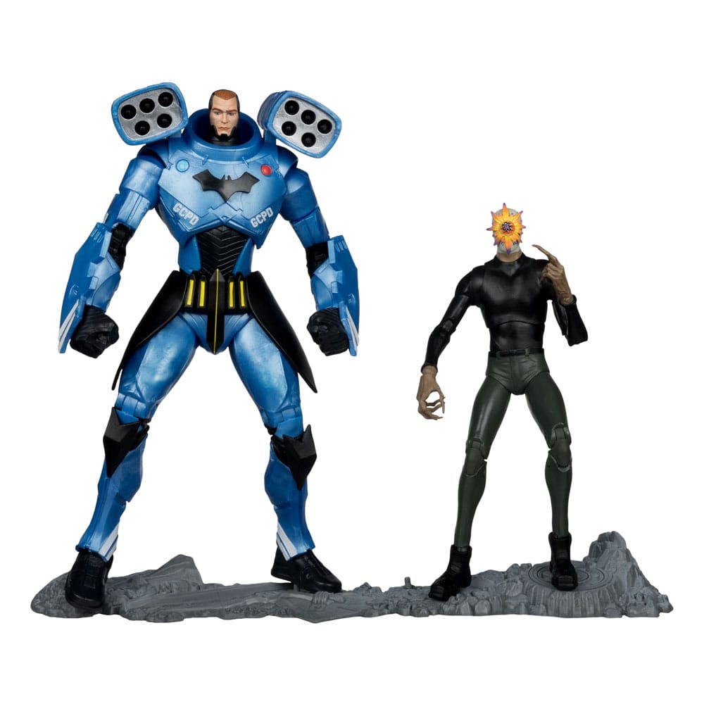DC Multiverse Action Figure 2-Pack Rookie & Mr. Bloom (Batman: Endgame) (Gold Label) (SDCC) 18 cm - Damaged packaging