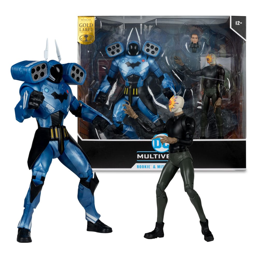 DC Multiverse Action Figure 2-Pack Rookie & Mr. Bloom (Batman: Endgame) (Gold Label) (SDCC) 18 cm - Damaged packaging