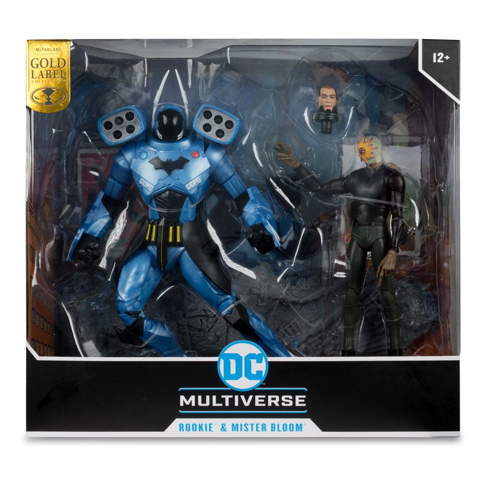 DC Multiverse Action Figure 2-Pack Rookie & Mr. Bloom (Batman: Endgame) (Gold Label) (SDCC) 18 cm - Damaged packaging