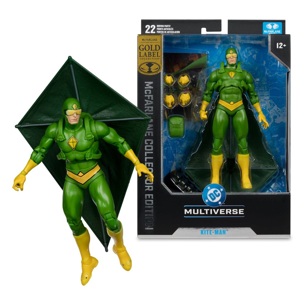Batman Rogues DC Multiverse McFarlane Collector Edition Action Figure #43 Kite Man (Gold Label) 21 cm