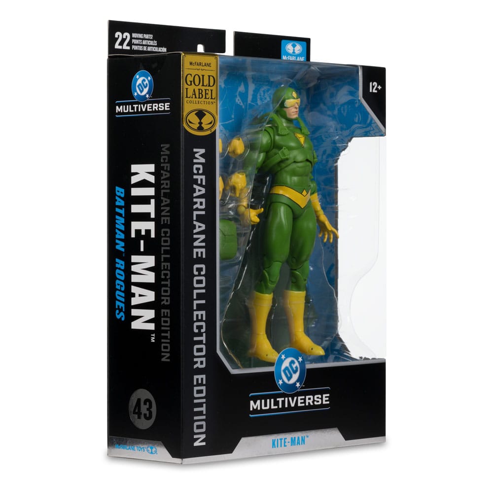 Batman Rogues DC Multiverse McFarlane Collector Edition Action Figure #43 Kite Man (Gold Label) 21 cm