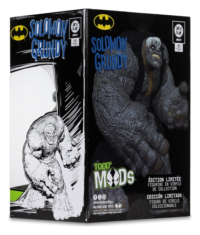 DC Direct Collector Vinyl Statue Solomon Grundy (Limited Edition Todd's Mods) 11 cm  - Damaged packaging