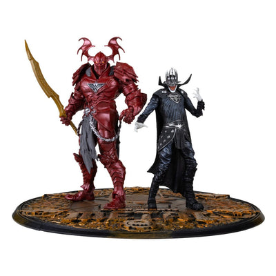DC Multiverse McFarlane Collector Edition Action Figure 2-Pack #04 Batman who laughs (Knight Armor) & Merciless (Dark Multiverse)  18 cm