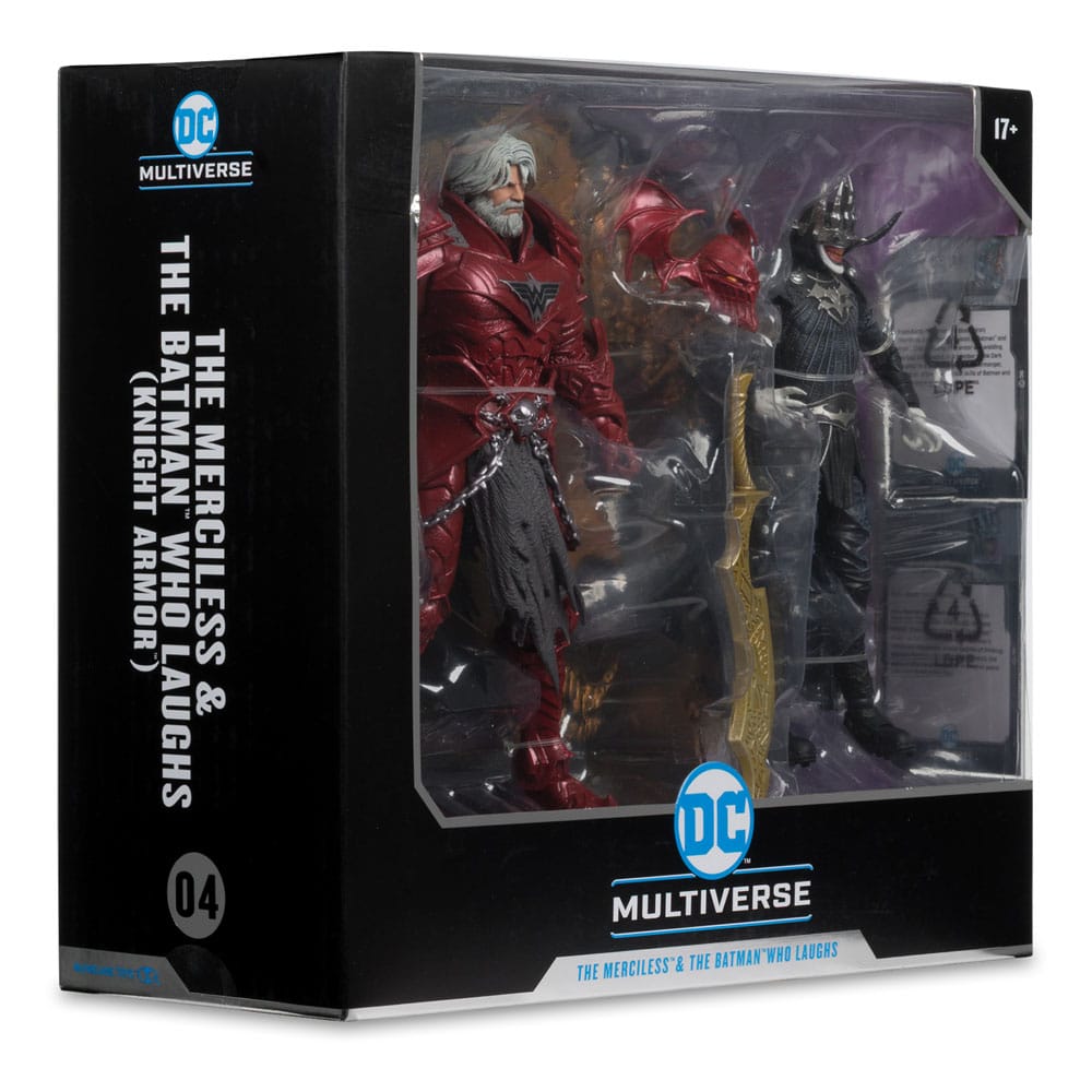 DC Multiverse McFarlane Collector Edition Action Figure 2-Pack #04 Batman who laughs (Knight Armor) & Merciless (Dark Multiverse)  18 cm