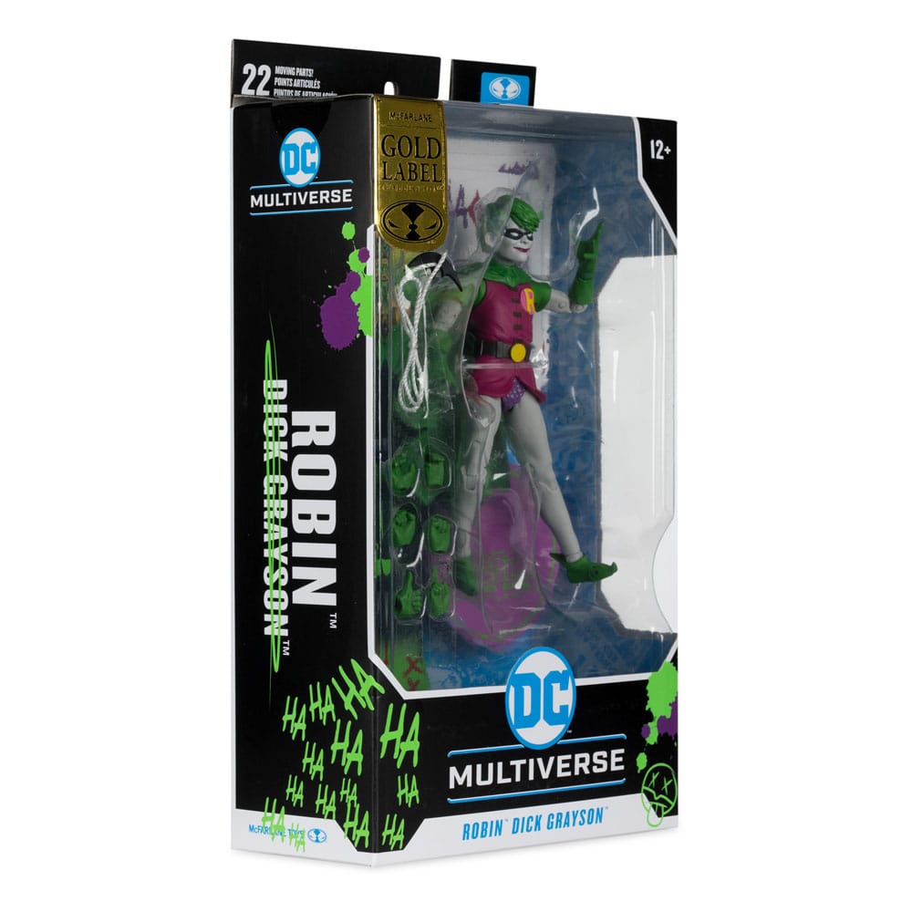 DC Rebirth DC Multiverse Action Figure Robin (Dick Grayson) (Jokerized) (Gold Label) 18 cm
