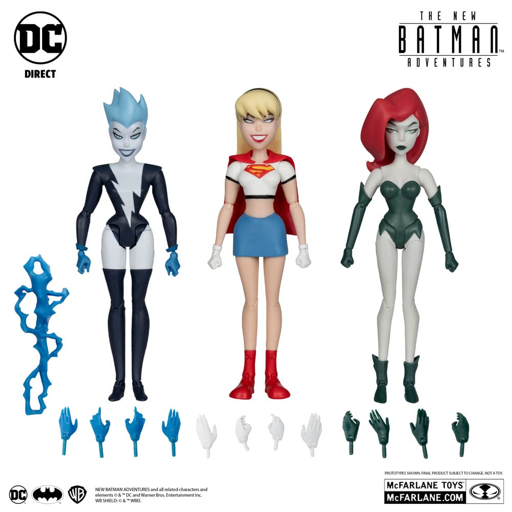 The New Batman Adventures DC Direct Action Figure 3-Pack Girls´ Night Out (Gold Label) 15 cm