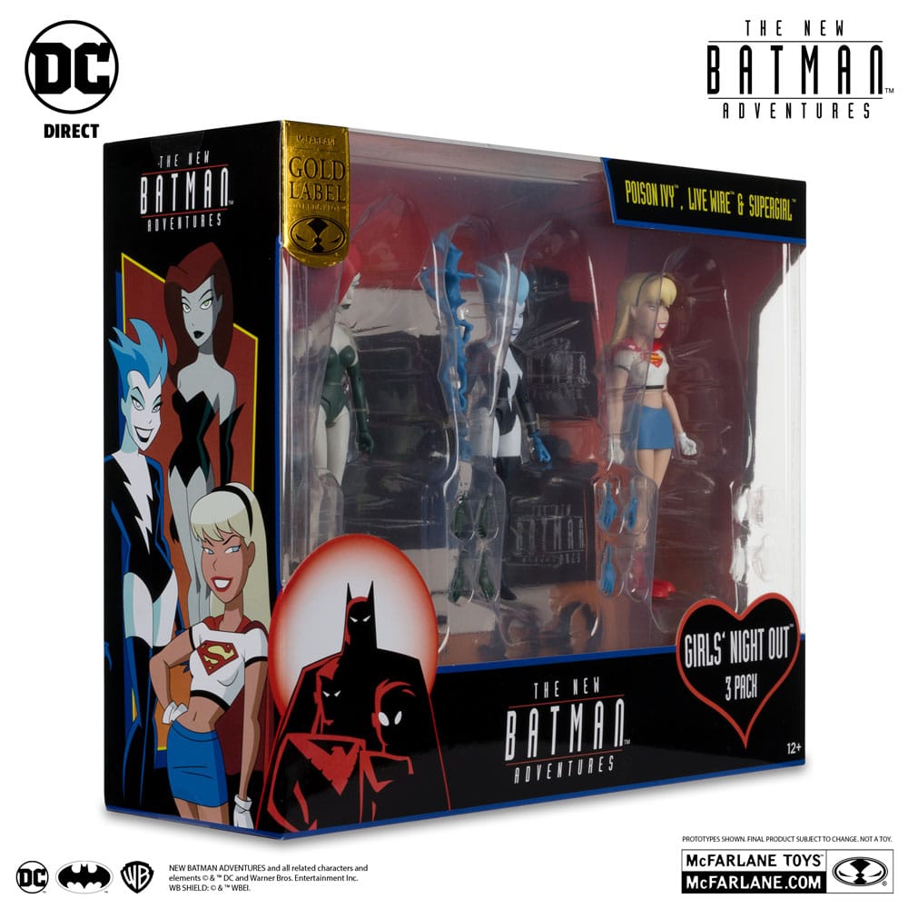 The New Batman Adventures DC Direct Action Figure 3-Pack Girls´ Night Out (Gold Label) 15 cm