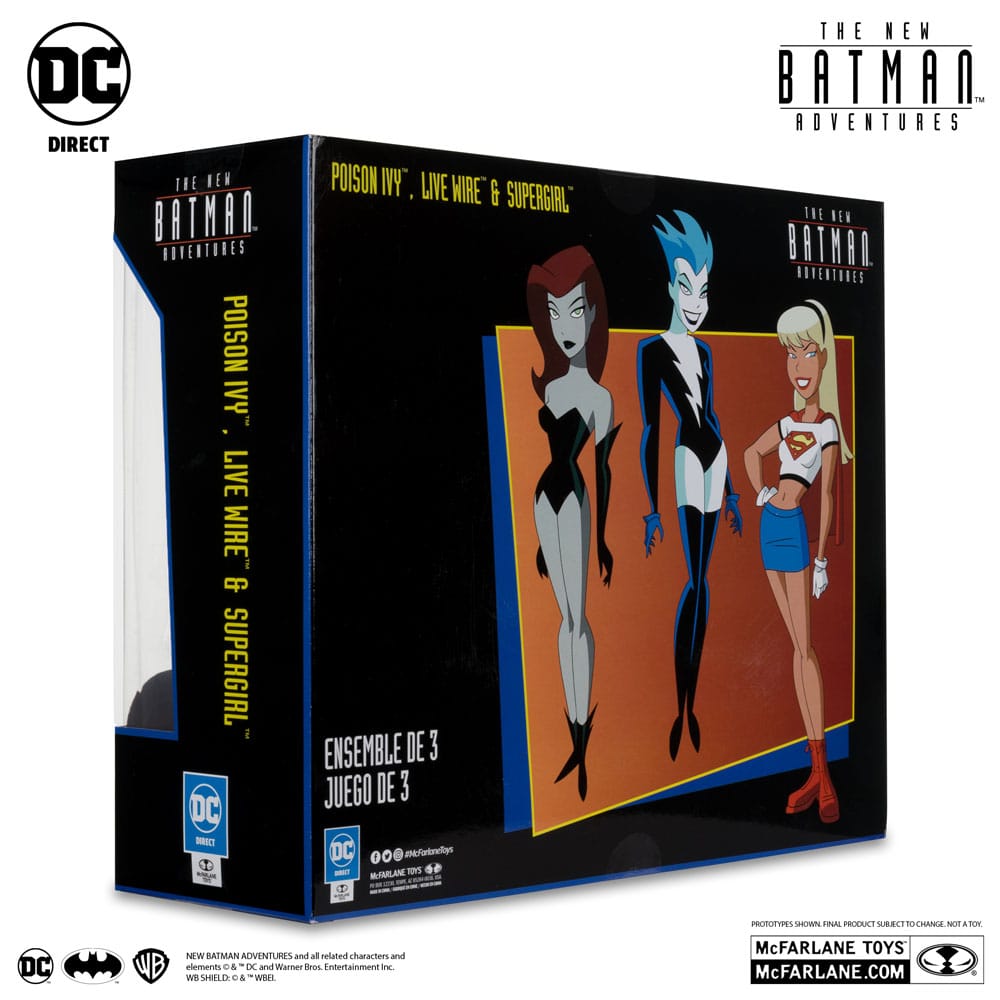 The New Batman Adventures DC Direct Action Figure 3-Pack Girls´ Night Out (Gold Label) 15 cm