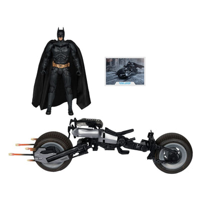 The Dark Knight DC Multiverse Action Figure with Vehicle Batman & The Batpod 18 cm - Damaged packaging
