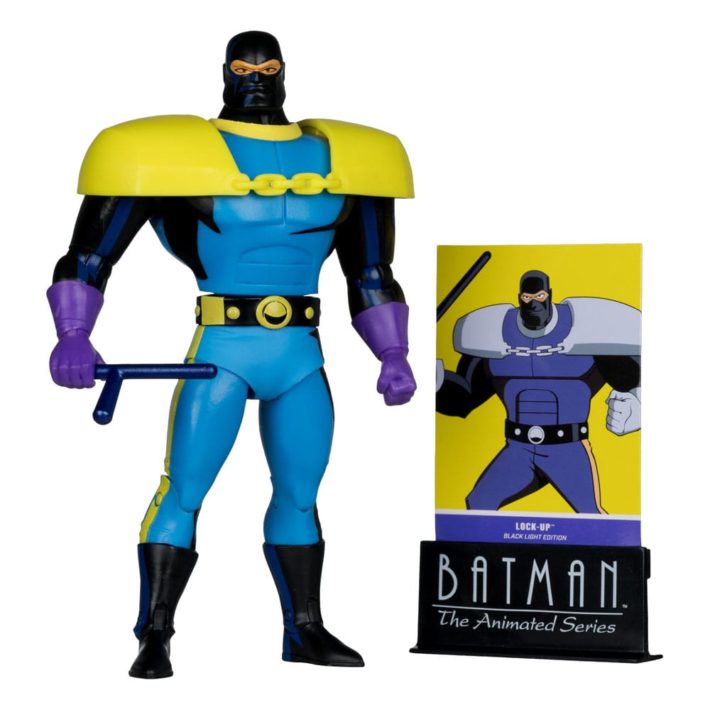 Batman: The Animated Series DC Direct Build-A Action Figures Wave 5 Lock-Up Black Light Edition (Gold Label) 15 cm