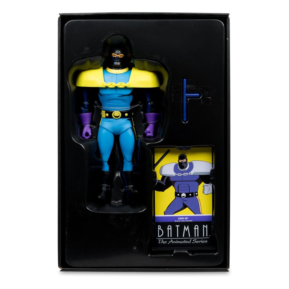 Batman: The Animated Series DC Direct Build-A Action Figures Wave 5 Lock-Up Black Light Edition (Gold Label) 15 cm