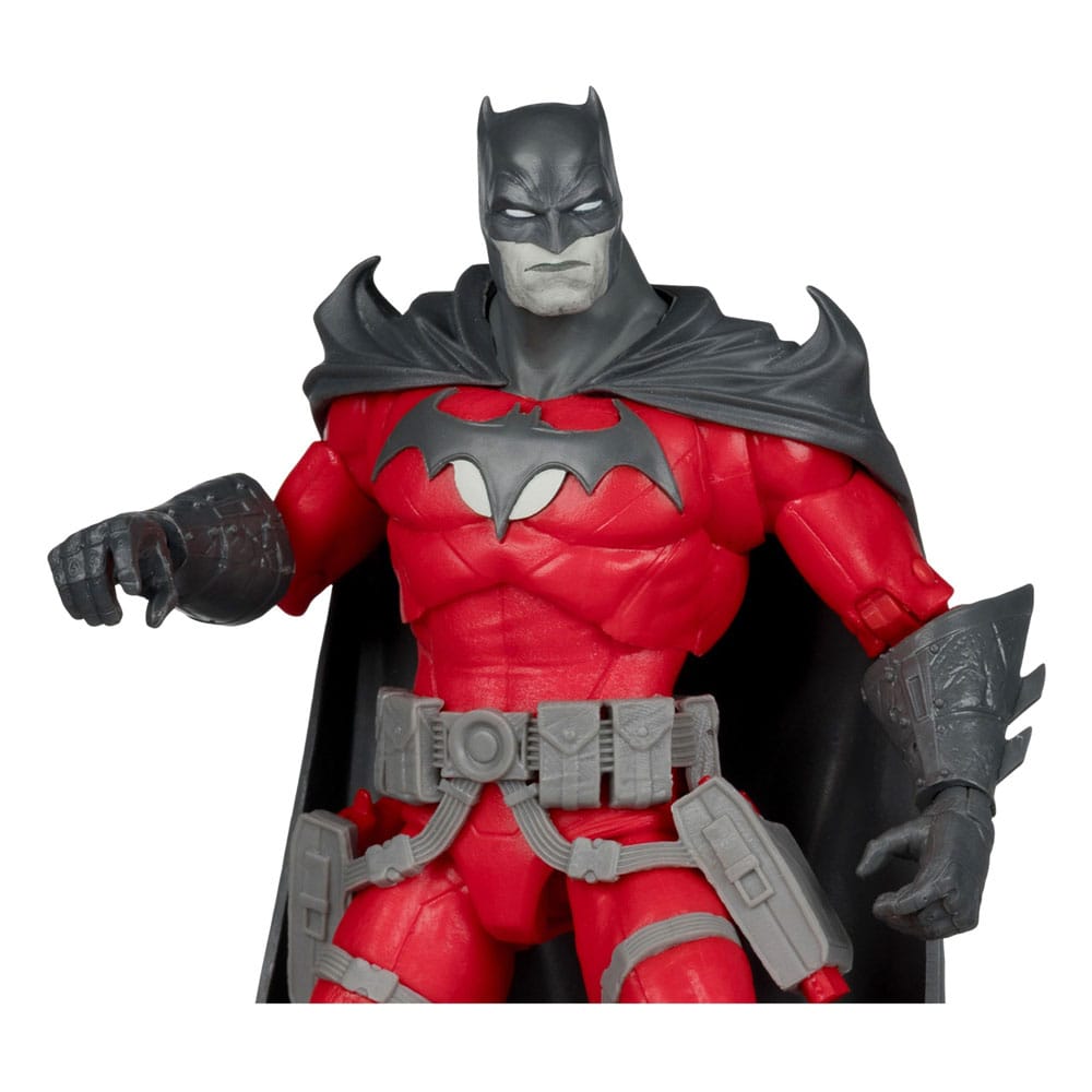 DC Multiverse Action Figure Batman (Flashpoint) (Black &amp; White Accent Edition) (Gold Label) 18 cm