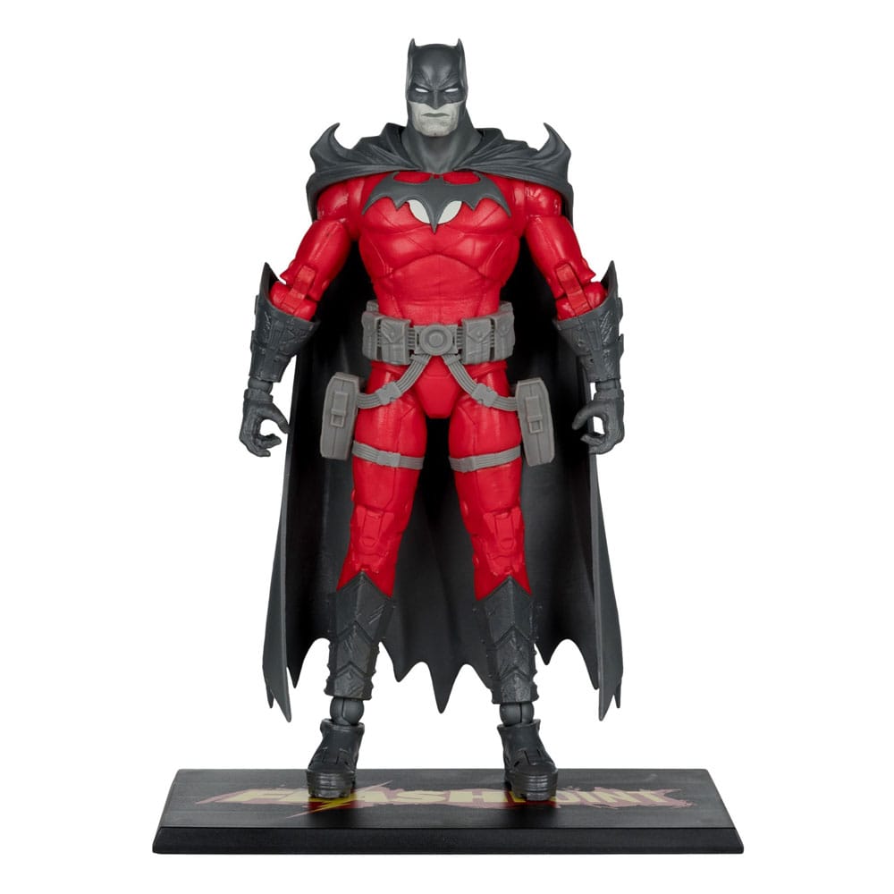 DC Multiverse Action Figure Batman (Flashpoint) (Black &amp; White Accent Edition) (Gold Label) 18 cm