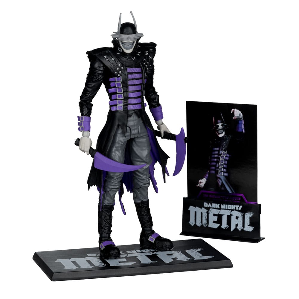 DC Multiverse Action Figure The Batman Who Laughs (B&W with accent) (Gold Label) 18 cm