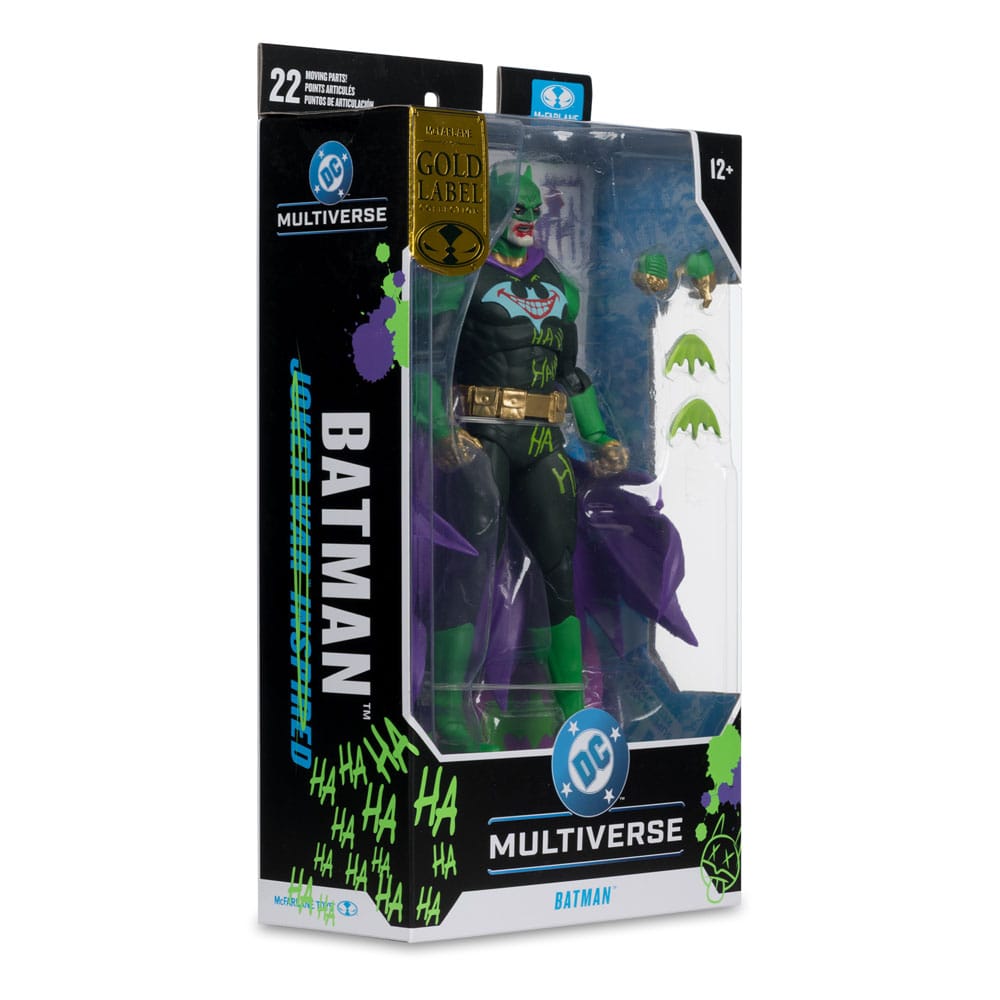 DC Multiverse Action Figure Batman (Joker War) (Jokerized) (Gold Label) 18 cm