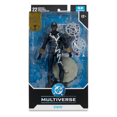 DC Multiverse Action Figure Static Shock (Trial by Fire) (Gold Label) 18 cm