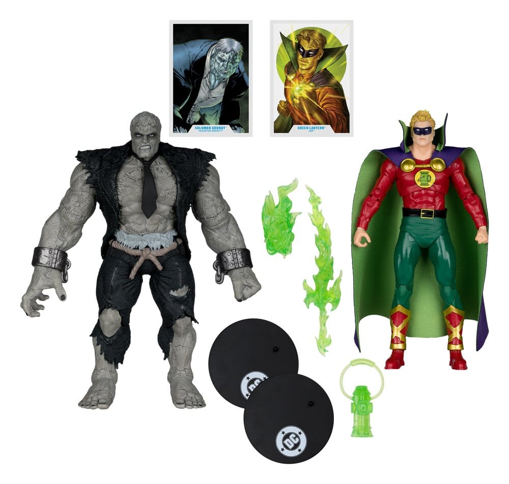 DC Multiverse Action Figures 2-Pack Solomon Grundy vs Green Lantern 18 cm