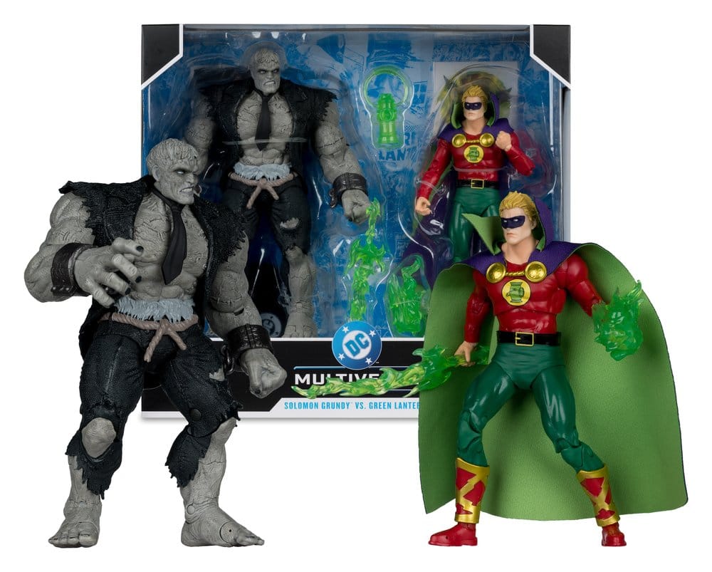 DC Multiverse Action Figures 2-Pack Solomon Grundy vs Green Lantern 18 cm