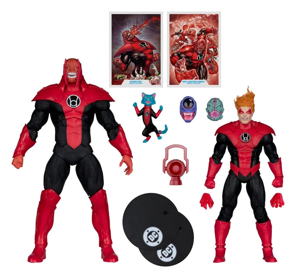 DC Multiverse Action Figures 2-Pack Atrocitus and Red Lantern Corps (Green Lantern) 18 cm