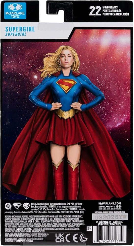 DC Multiverse Action Figure Supergirl (Hero Costume) (Supergirl Movie 2026) 18 cm - Damaged packaging